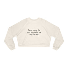 Load image into Gallery viewer, Introvert Cropped Fleece Pullover