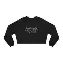 Load image into Gallery viewer, Introvert Cropped Fleece Pullover