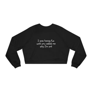 Introvert Cropped Fleece Pullover