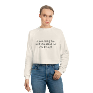 Introvert Cropped Fleece Pullover